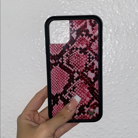 Wildflowercases Accessories Pink Snakeskin Wildflower Case Iphone 1 Poshmark